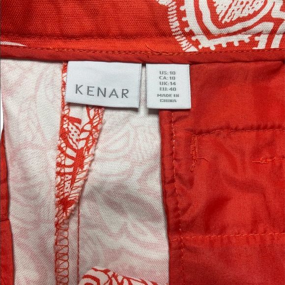 Kenar sz 10 paisley orange shorts - Picture 10 of 14